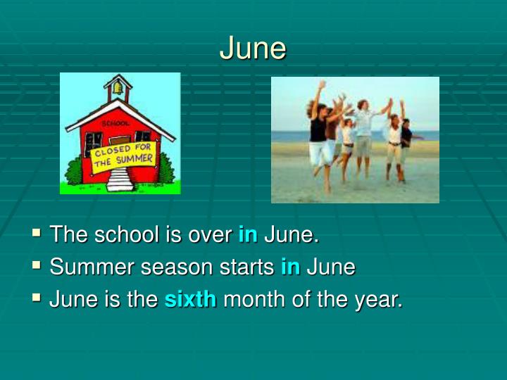 months of the year ppt