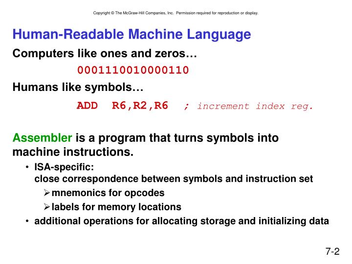 definition of machine readable