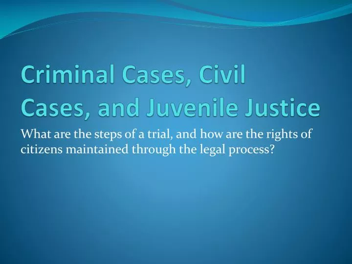 criminal cases The judicial process criminal cases differ from civil cases at the beginning of a federal criminal case, the principal actors are the us attorney (the prosecutor) and the grand jury. criminal cases The judicial process criminal cases differ from civil cases at the beginning of a federal criminal case, the principal actors are the us attorney (the prosecutor) and the grand jury.