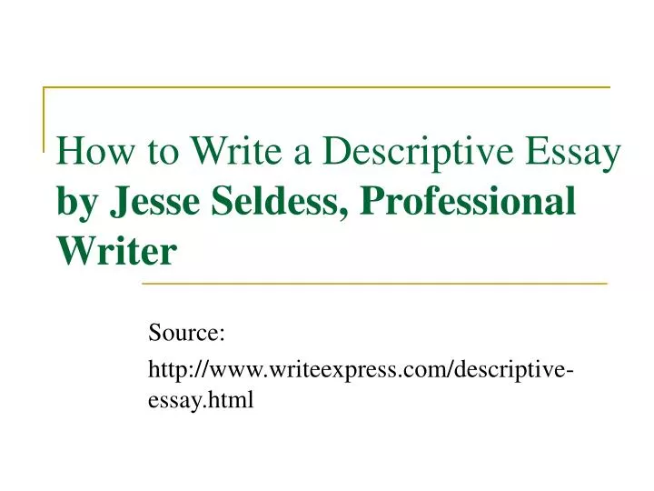 How To Write A Composition Essay