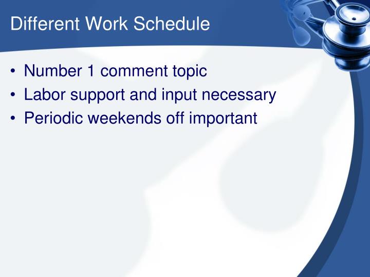 What works for you