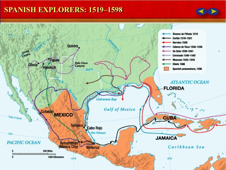 Spanish Explorers In South America