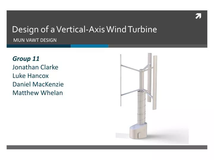 PPT - Design of a Vertical-Axis Wind Turbine PowerPoint Presentation 