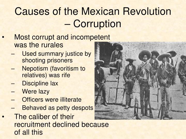 Mexican Revolution - Major Causes of the Revolution in Mexico