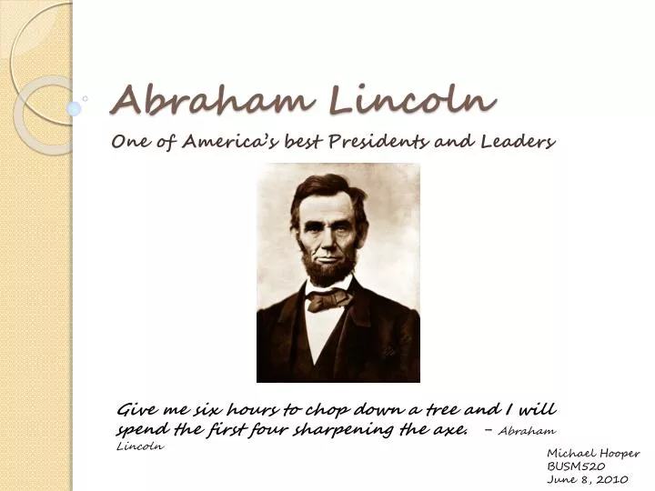 qualities of a good president qualities of a good president