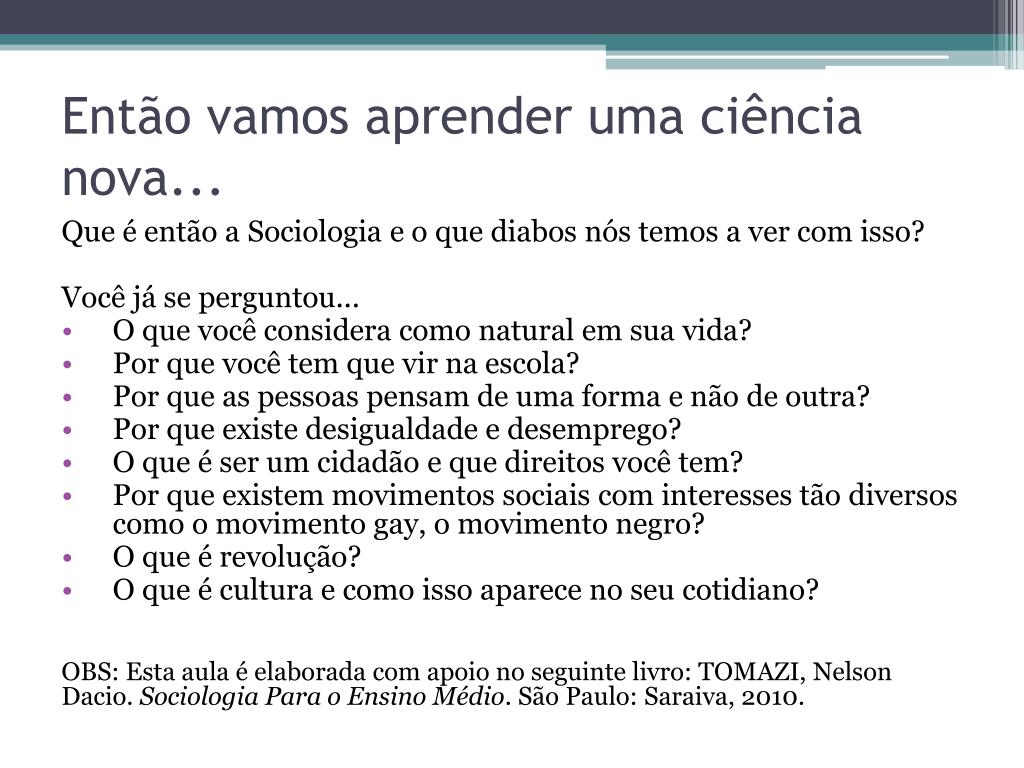 PPT Introdução à Sociologia PowerPoint Presentation free download