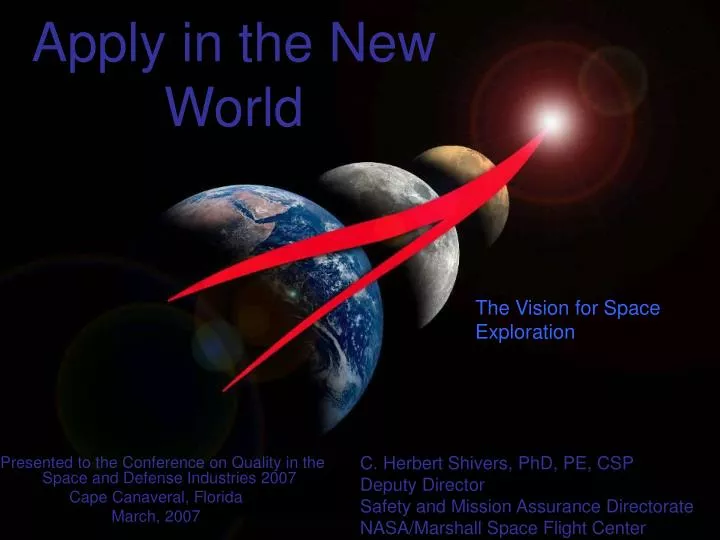the vision of the new world the vision of the new world