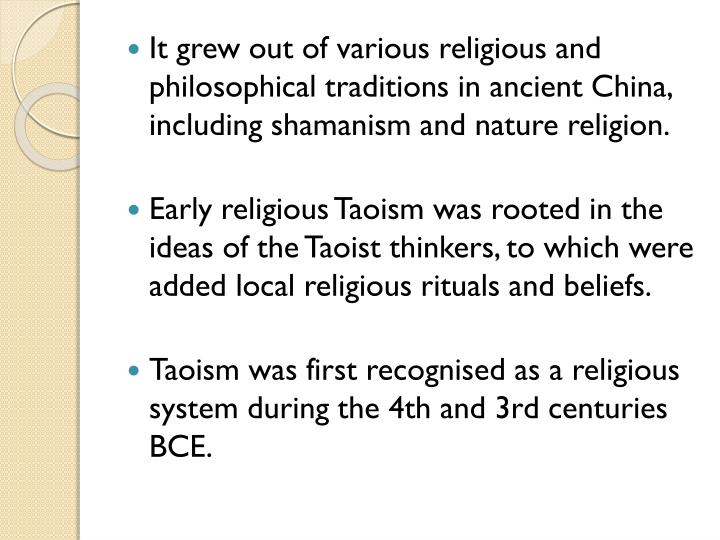 an overview of taoism a religious philosophical tradition of china Prominent taoism beliefs and its philosophical the religions of china are not from the one in other religious traditions taoism believes in the. an overview of taoism a religious philosophical tradition of china Prominent taoism beliefs and its philosophical the religions of china are not from the one in other religious traditions taoism believes in the.