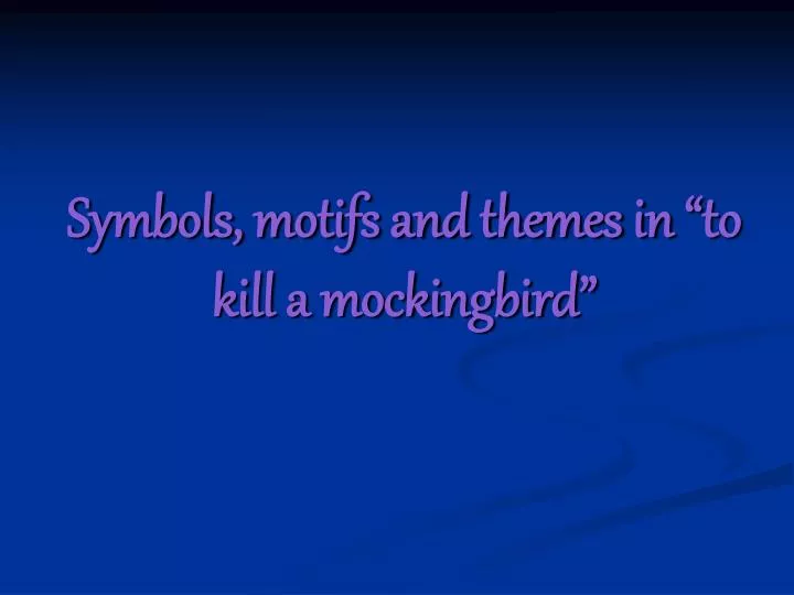 Themes for to kill a mockingbird essay