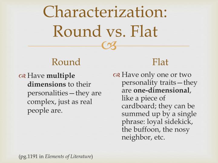 static character definition flat character definition