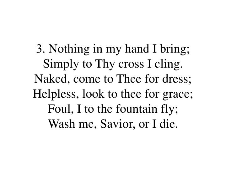 nothing in my hand i bring pdf
