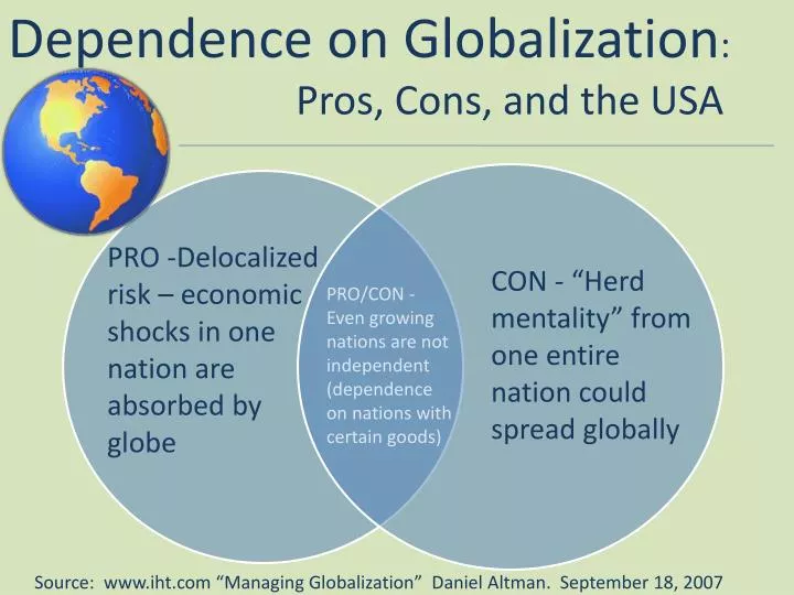 Globalisation pros and cons essay