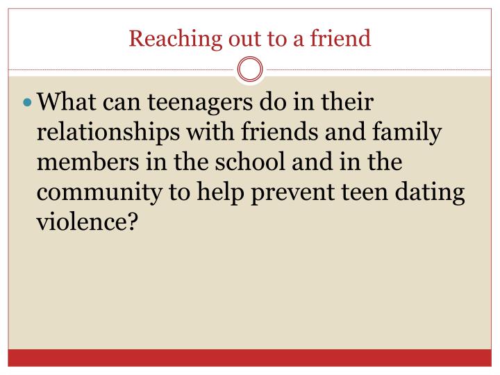 Dating a friend advice