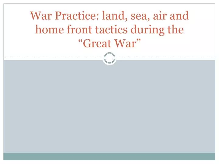 the tactics being deployed in the great war Tactics a handbook based on lessons of tactics a handbook based on lessons of the great war are at hand and can be deployed rapidly. the tactics being deployed in the great war Tactics a handbook based on lessons of tactics a handbook based on lessons of the great war are at hand and can be deployed rapidly.