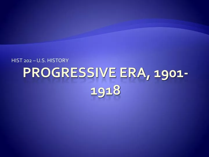 Progressive era essayists