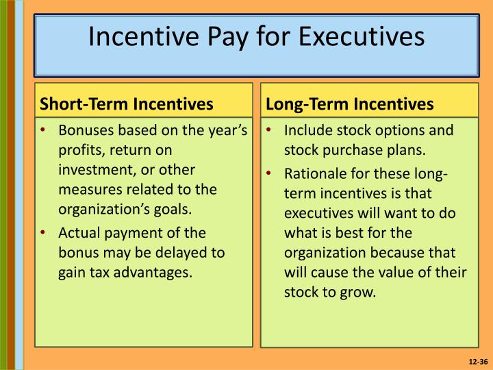 Incentive stock options advantages