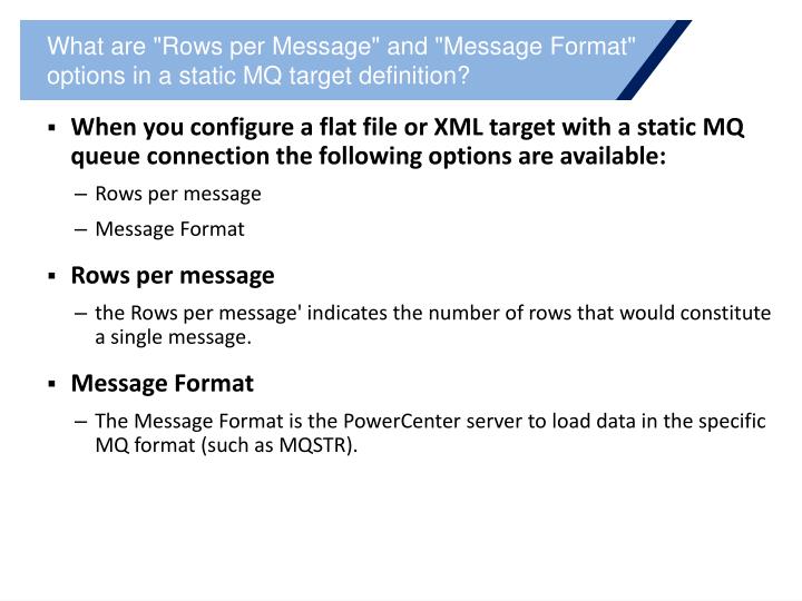 PPT Informatica PowerExchange for MQ Series PowerPoint Presentation