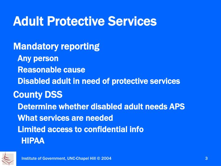 Adult Protection Services 75