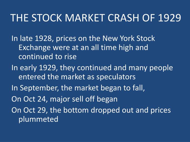 the bottom of the stock market crash