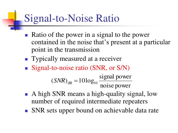 the signal and the noise introduction 250 chapter 14 signal detection or equivalently by the signal-to-noise ratio e/ 6011 introduction to communication. the signal and the noise introduction 250 chapter 14 signal detection or equivalently by the signal-to-noise ratio e/ 6011 introduction to communication.