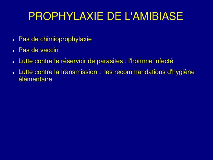 La liqueur des parasites dans lorganisme