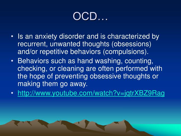 ocd obsessive thoughts examples