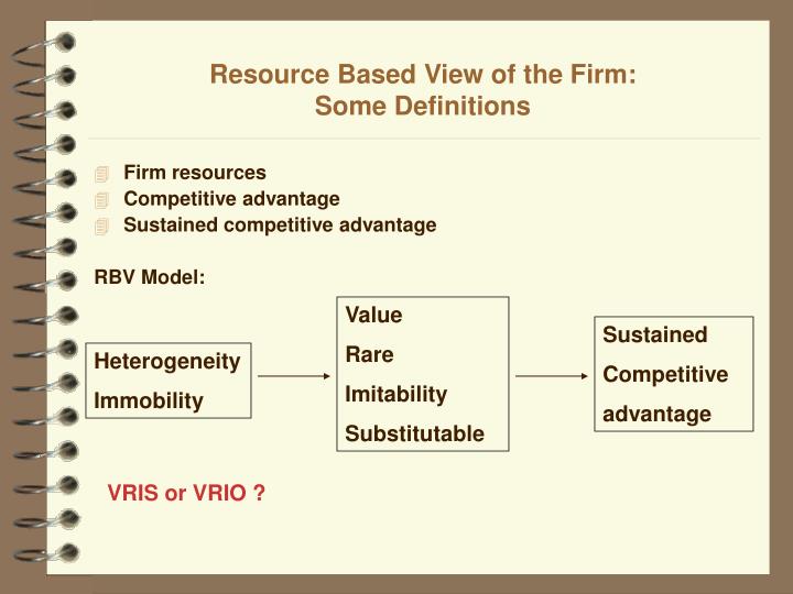 competitive positioning and the resource based view Resources and capabilities according to the resource-based view, in order to develop a competitive advantage the firm must have resources and capabilities that are. competitive positioning and the resource based view Resources and capabilities according to the resource-based view, in order to develop a competitive advantage the firm must have resources and capabilities that are.