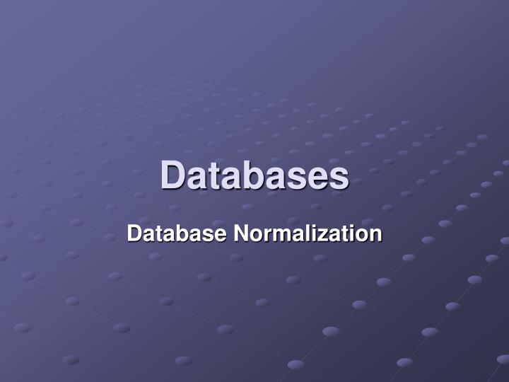 Database term paper