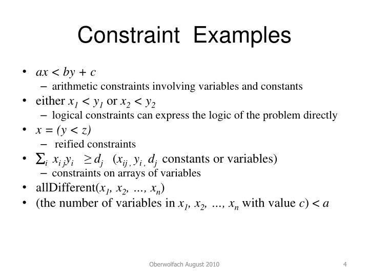 Ppt Symmetry Breaking Constraints In Constraint Programming