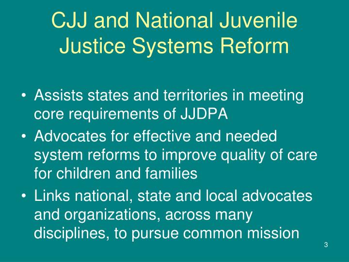 improvements in the juvenile justice process improvements in the juvenile justice process
