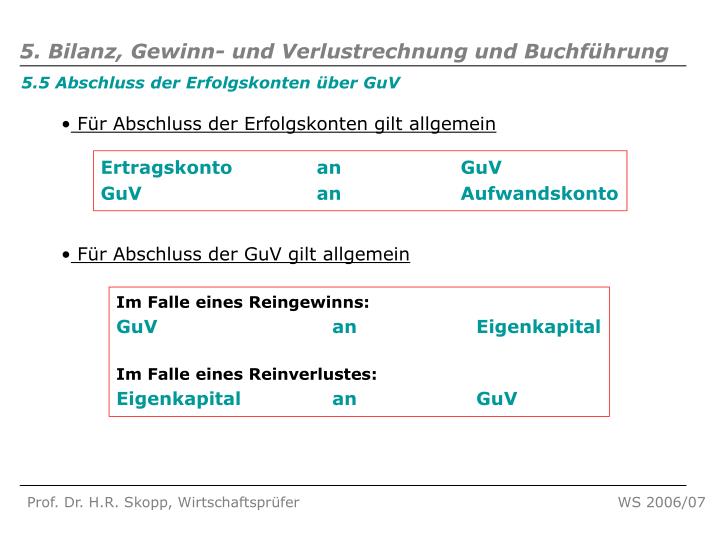 PPT - Vorlesung Buchführung / Bilanzierung PowerPoint ...