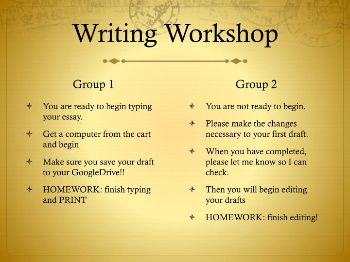 essay writing workshop powerpoint essay writing workshop powerpoint
