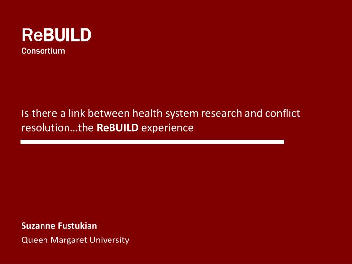 Conflict resolution research