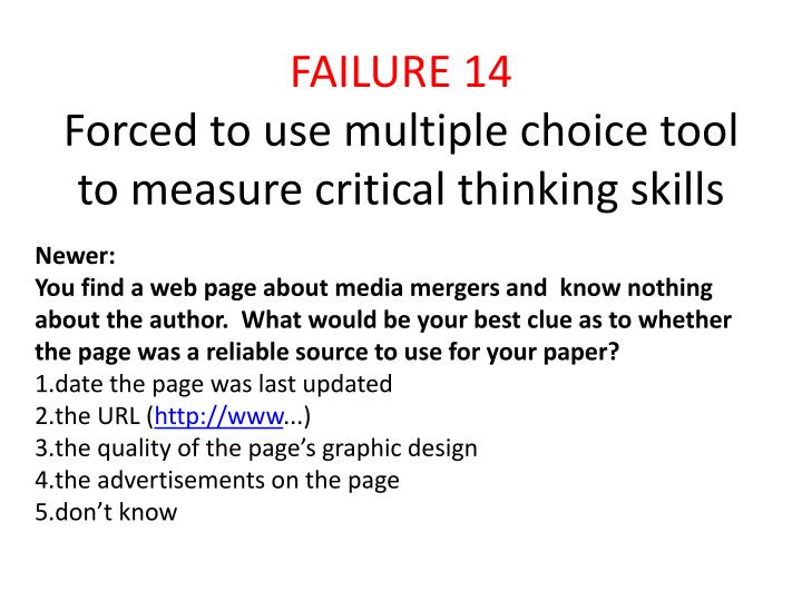 numerical reasoning and critical thinking multiple choice questions Multiple choice questions stemming from a and measure critical thinking journal of nursing education, 40, 17-24 multiple choice sample exam: nursing. numerical reasoning and critical thinking multiple choice questions Multiple choice questions stemming from a and measure critical thinking journal of nursing education, 40, 17-24 multiple choice sample exam: nursing.