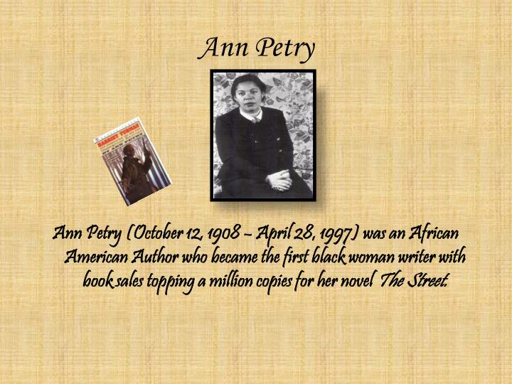 ann petrys the street essay ann petrys the street essay