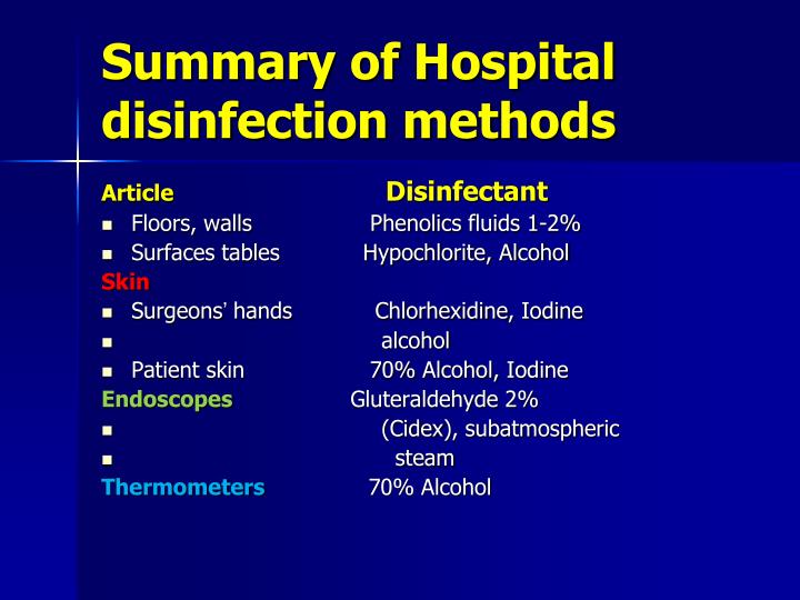 PPT Sterilization & Disinfection PowerPoint Presentation ID3513063