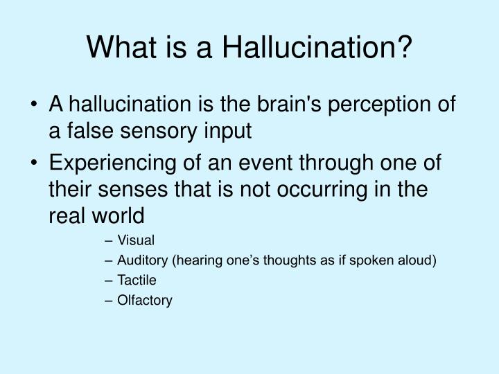 most common type of hallucination