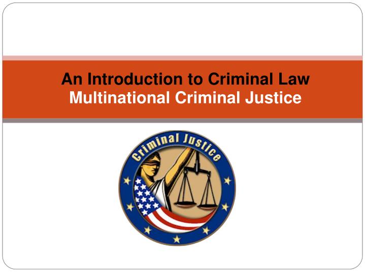 an introduction to the us criminal an introduction to the us criminal
