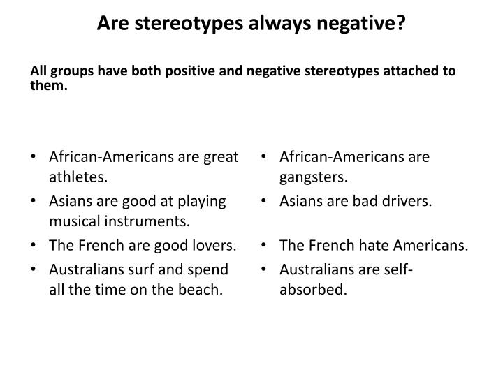 stereotypes from past to present This science fair project idea studies the differences in gender perception between people. stereotypes from past to present This science fair project idea studies the differences in gender perception between people.