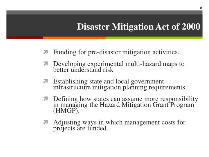 Ppt The Stafford Disaster Relief And Emergency Assistance Act