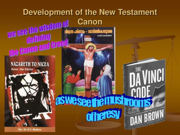 development of the canon of christianity A christian biblical canon is the set of books that a particular christian denomination or denominational family regards as being divinely inspired and thus constituting an authorised christian bible. development of the canon of christianity A christian biblical canon is the set of books that a particular christian denomination or denominational family regards as being divinely inspired and thus constituting an authorised christian bible.