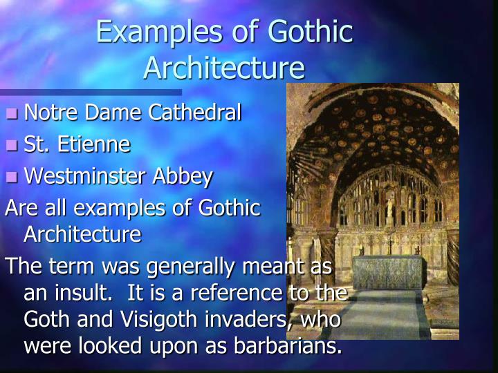 gothic literature examples gothic literature examples