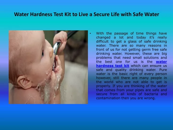 water hardness test kit to live a secure life with safe water n.