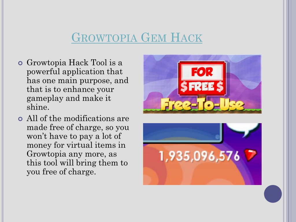 PPT Growtopia Cheats PowerPoint Presentation, free