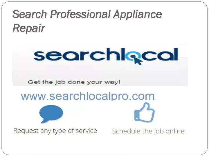 search professional appliance repair n.