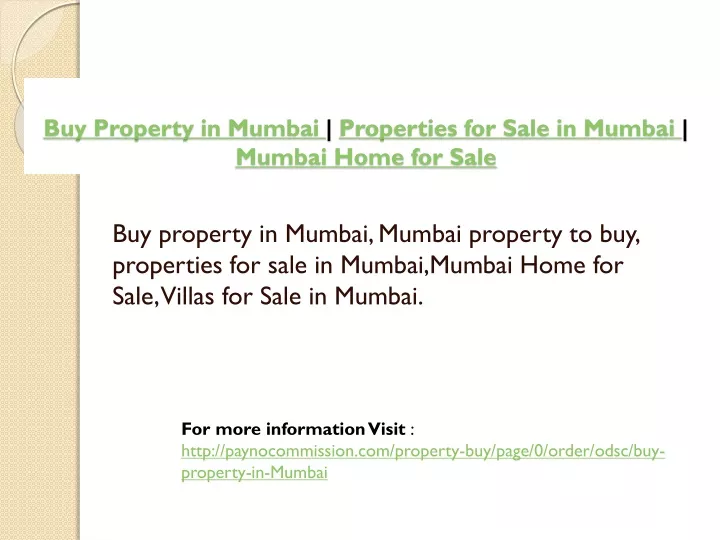 buy property in mumbai properties for sale in mumbai mumbai home for sale n.
