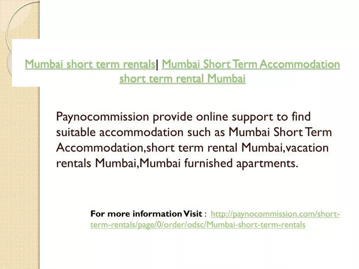 mumbai short term rentals mumbai short term accommodation short term rental mumbai n.