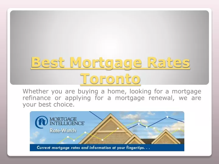 mortgage rates in toronto