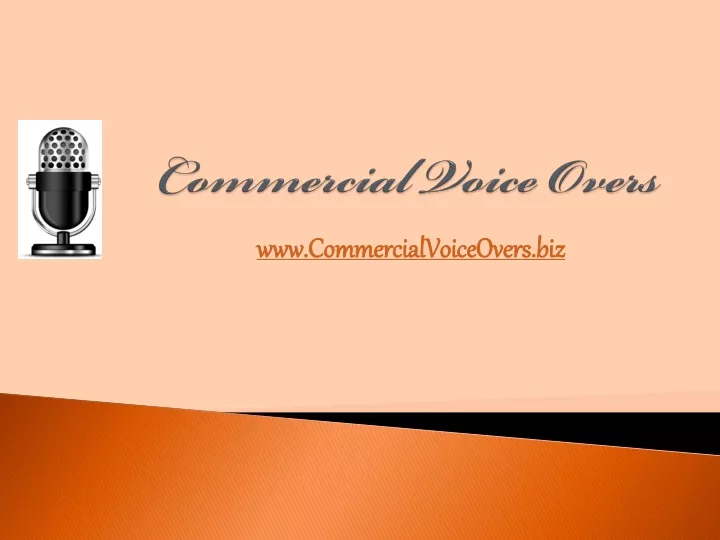 commercial voice overs n.