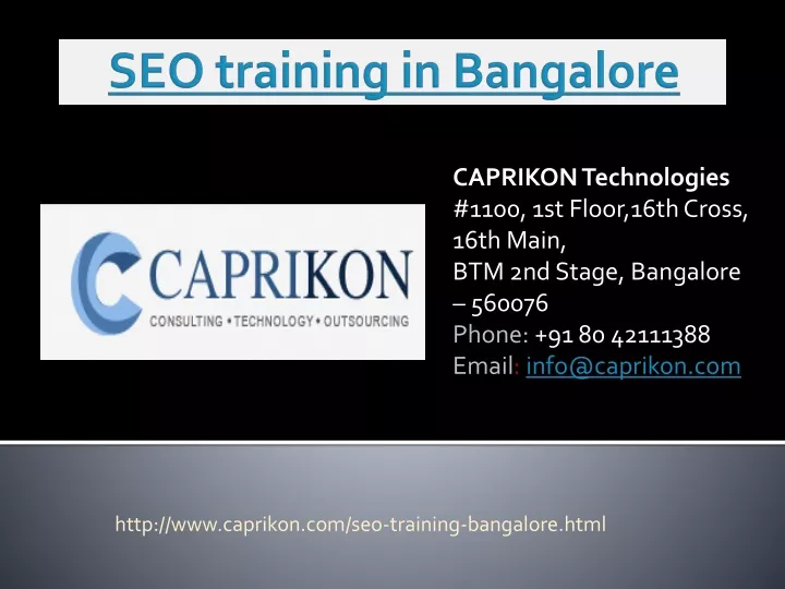 http www caprikon com seo training bangalore html n.